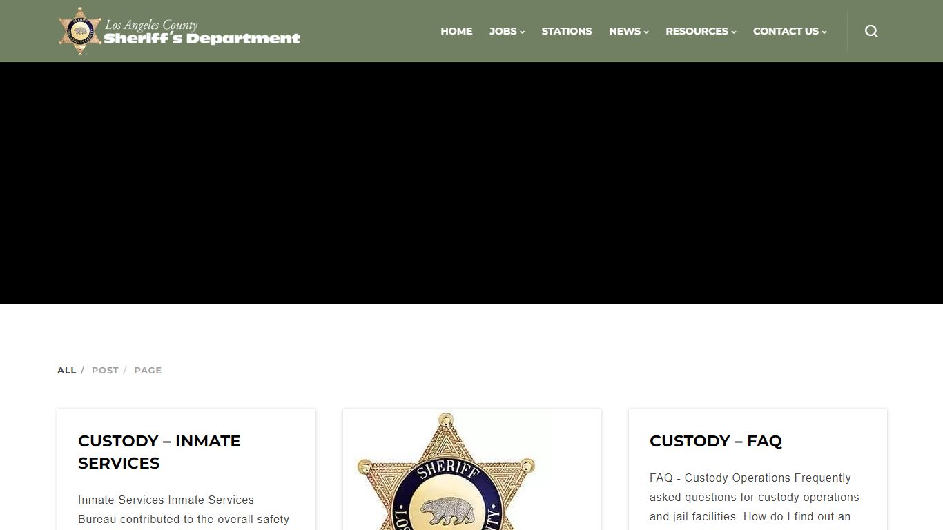 inmate information - Los Angeles County Sheriff's Department